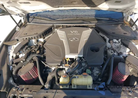 2018 Infiniti Q50 3.0T Red Sport 400 из США, поврежденный, VIN JN1FV7AP8JM461282